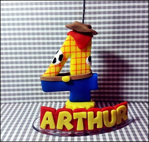 Vela Personalizada Toy Story