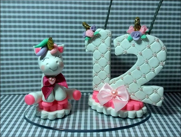 Vela Personalizada Unicórnio