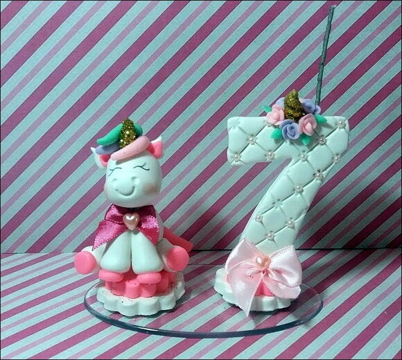 Vela Personalizada Unicórnio