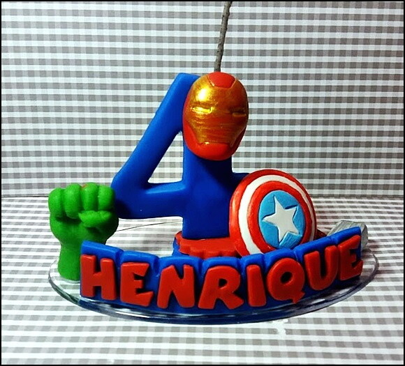 Vela Personalizada Vingadores