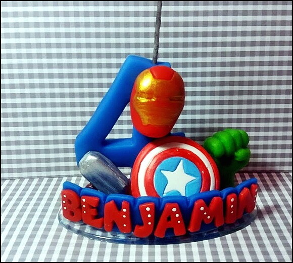 Vela Personalizada Vingadores