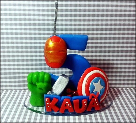 Vela Personalizada Vingadores