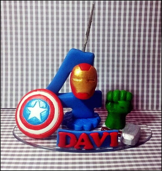 Vela Personalizada Vingadores