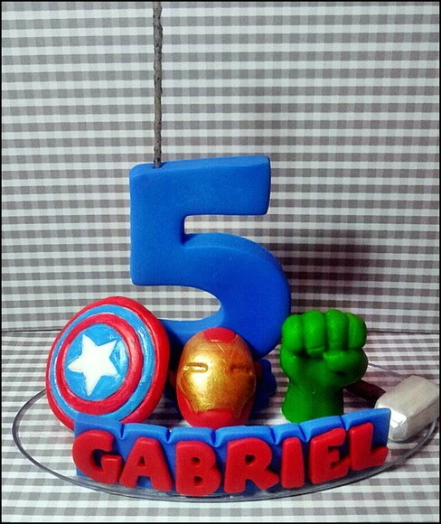 Vela Personalizada Vingadores