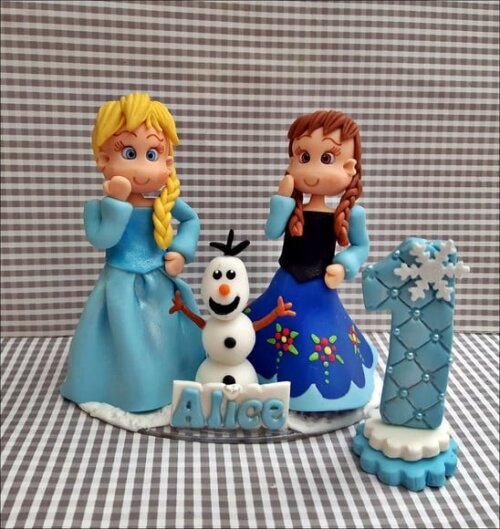 Topo de Bolo Frozen