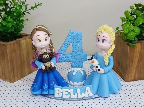 Topo de Bolo Frozen