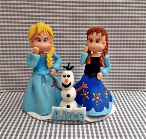 Topo de Bolo Frozen