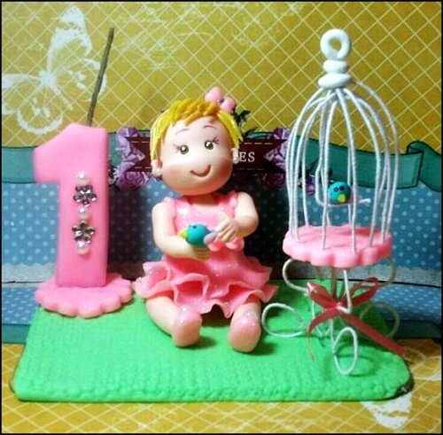 Topo de Bolo Passarinho