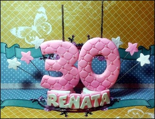 Vela Personalizada 30 Anos