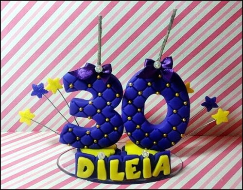 Vela Personalizada 30 Anos