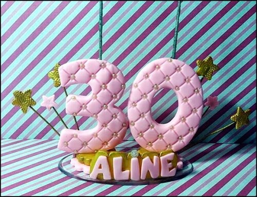 Vela Personalizada 30 Anos