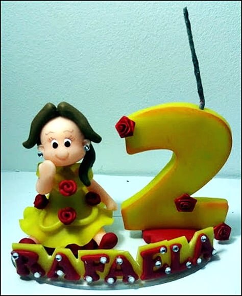 Vela Personalizada Bela