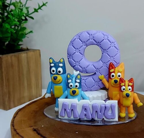 Vela Personalizada Bluey