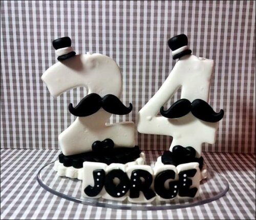 Vela Personalizada Bigode