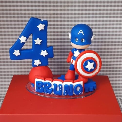 Vela Personalizada Capitão America