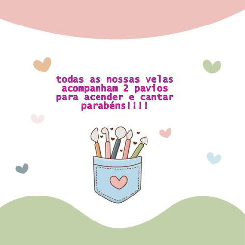 Vela Personalizada Carnaval