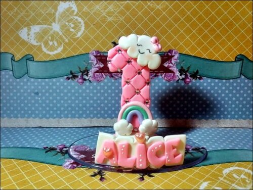 Vela Personalizada Chuva de Amor