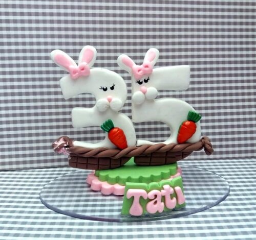 Vela Personalizada Coelhinho