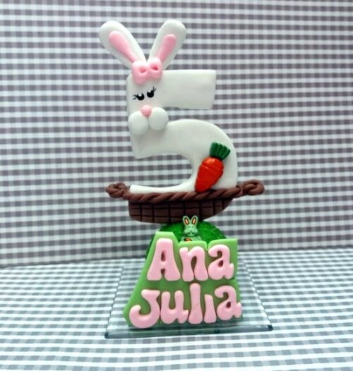 Vela Personalizada Coelhinho