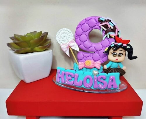 Vela Personalizada Confeitaria