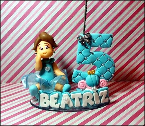 Vela Personalizada Cinderela