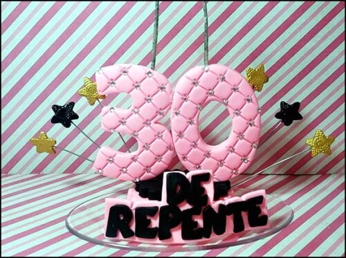 Vela Personalizada De Repente 30