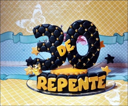 Vela Personalizada De Repente 30