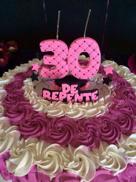 Vela Personalizada De Repente 30