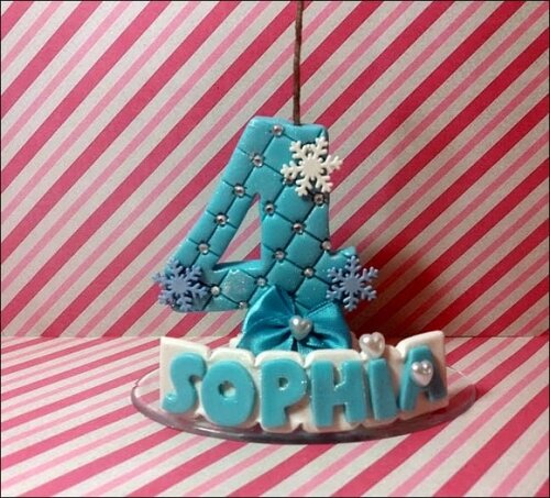 Vela personalizada Frozen