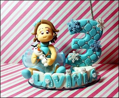 Vela personalizada Frozen