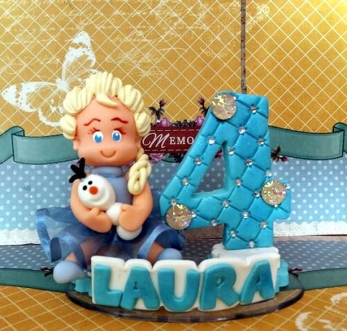Vela personalizada Frozen