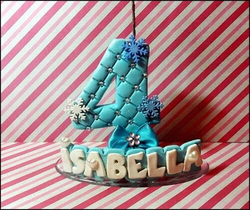 Vela personalizada Frozen