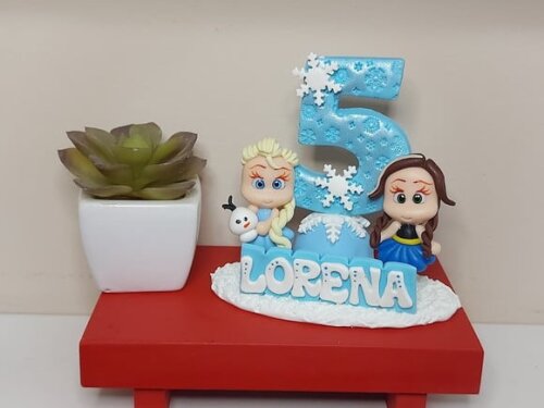 Vela Personalizada Frozen