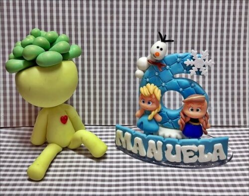 Vela Personalizada Frozen
