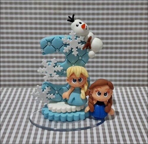 Vela Personalizada Frozen