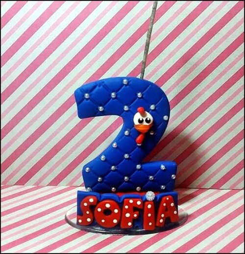 Vela Personalizada Galinha Pintadinha