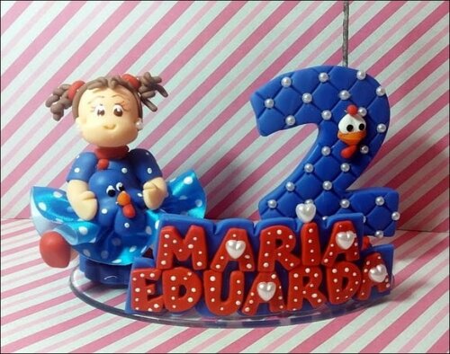 Vela Personalizada Galinha Pintadinha
