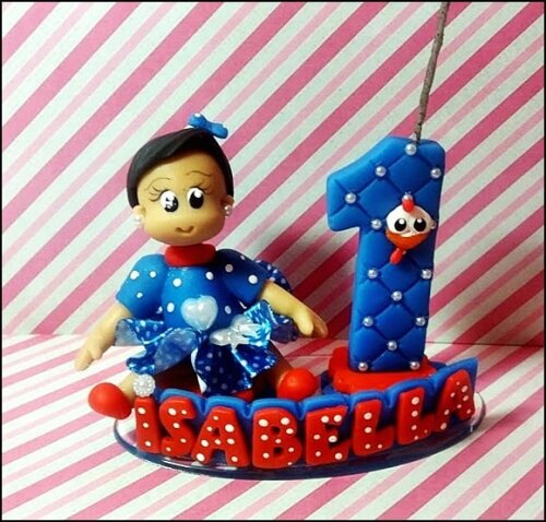 Vela Personalizada Galinha Pintadinha