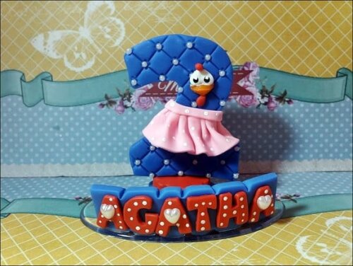 Vela Personalizada Galinha Pintadinha