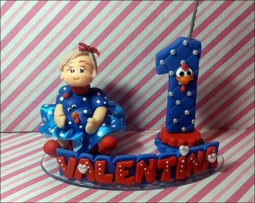 Vela Personalizada Galinha Pintadinha