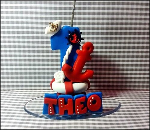 Vela Personalizada Marinheiro
