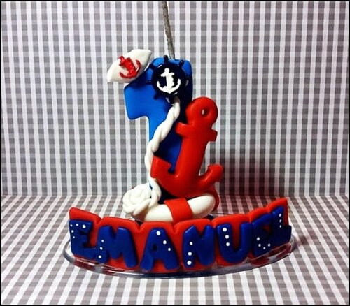 Vela Personalizada Marinheiro