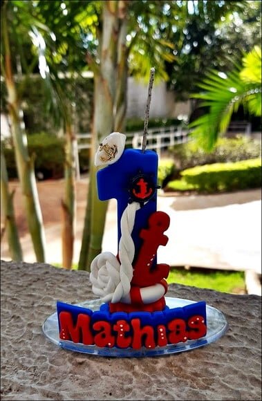 Vela Personalizada Marinheiro