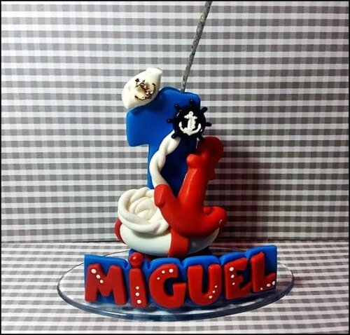 Vela Personalizada Marinheiro