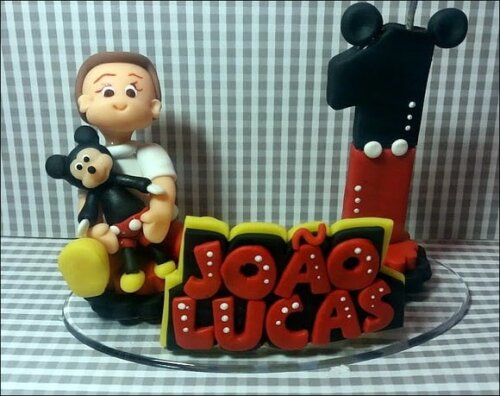 Vela Personalizada Mickey