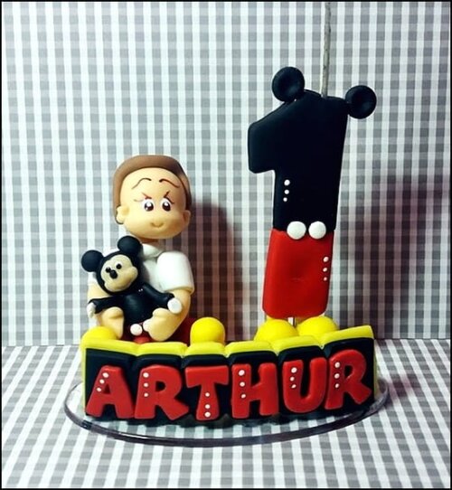 Vela Personalizada Mickey