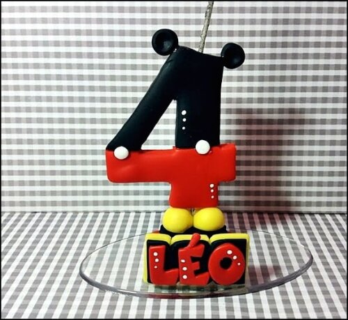 Vela Personalizada Mickey