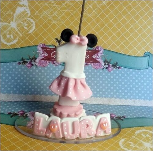Vela Personalizada Minnei