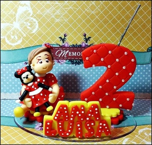 Vela Personalizada Minnei