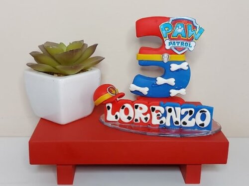 Vela Personalizada Patrulha Canina